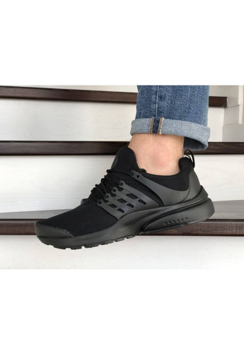 Черные демисезонные мужские кроссовки черные репліка 1в1 «no name» (11520) Presto