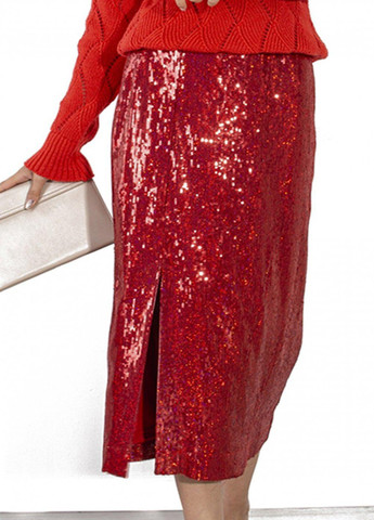 Спідниці Стильна спідниця з пайетки з розрізом (5387) Lemanta (259483827)