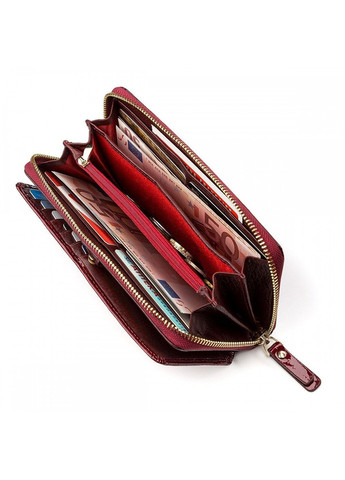 Жіночий шкіряний гаманець ST Leather 18434 (S7001A) Бордовий ST Leather Accessories (262453864)