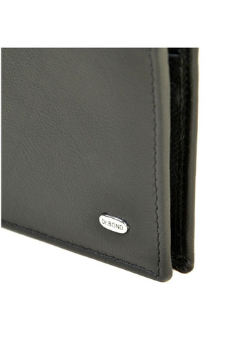 Шкіряний чоловічий гаманець Dr.Bond MSM-1 black Dr. Bond (261551124)