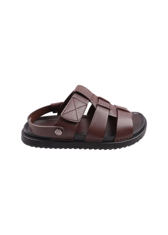 сандали мужские коричневые натуральная кожа Brooman