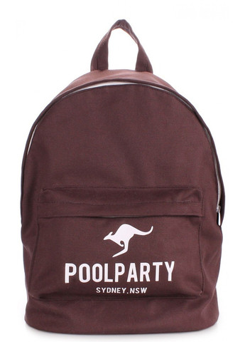 Молодежный текстильный рюкзак brown PoolParty (262892089)
