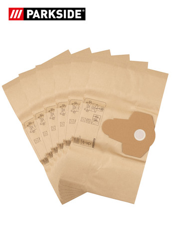 Бумажные фильтры для пылесоса 12 шт (2 набора) Parkside pft 20 a1 (260375158)