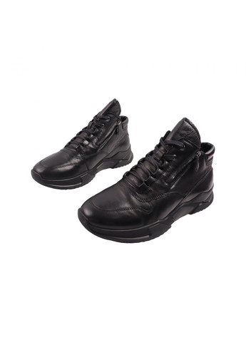 Черные ботинки мужские черные натуральная кожа Clemento