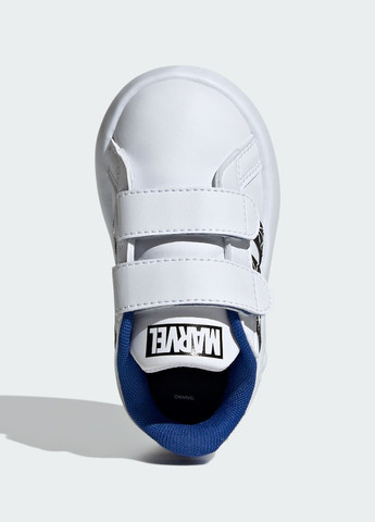 Білі всесезонні кросівки marvel's spider-man grand court adidas