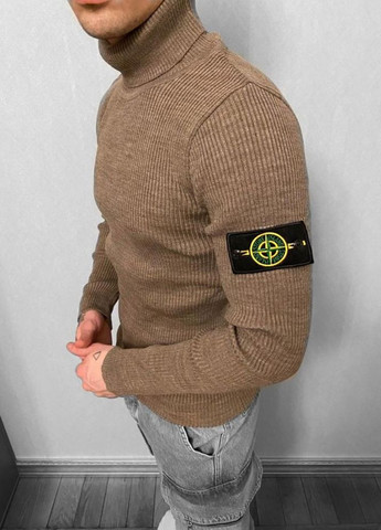 Світло-коричневий демісезонний светр No Brand