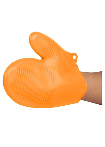 Силиконовая перчатка для кухни кухонная варежка прихватка для горячего рукавица термостойкая 20х16.5 см Kitchen Master (276777961)