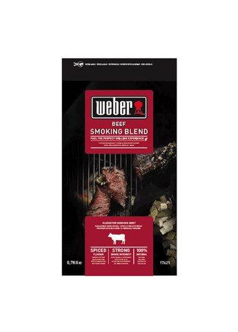 Щепа для копчения для говядины, 0,7 кг (17663) Weber (258412939)