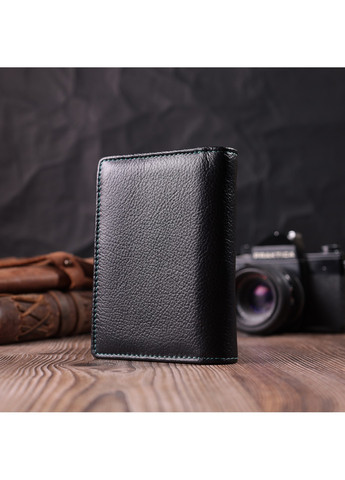 Стильний гаманець для жінок із натуральної шкіри 22501 Чорний st leather (277980539)