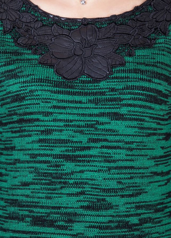 Темно-зеленое вязаное платье 1432 темно-зеленый Bellise
