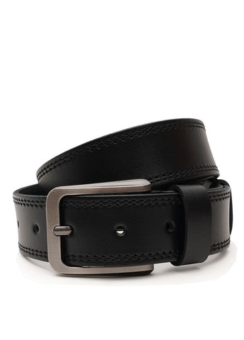 Мужской кожаный ремень V1125FX16-black Borsa Leather (266143947)