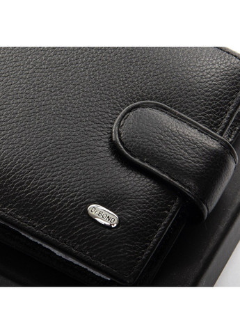 Шкіряний чоловічий гаманець Classic MS-28 black Dr. Bond (261551229)