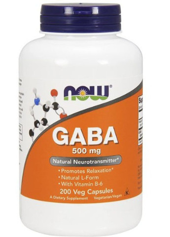 GABA 500 mg 200 Veg Caps Now Foods (256721589)