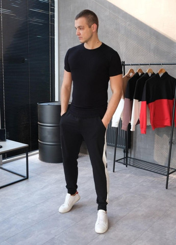 Черная футболка slim ShopnGo