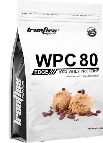 WPC 80eu EDGE 900 g /30 servings/ Coffee Latte Ironflex (256726034)