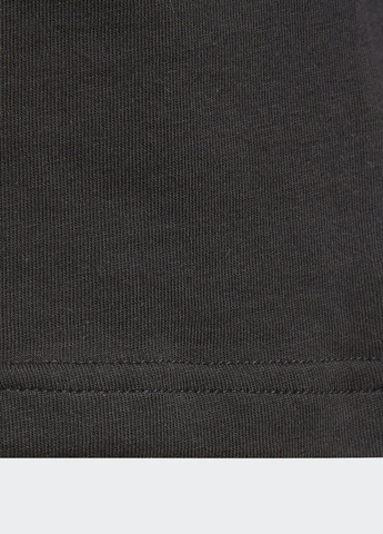 Чорна демісезонна футболка adicolor trefoil adidas