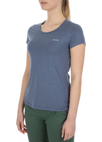 1710441-591 XS Футболка жіноча Peak to Point™ Novelty SS Shirt темно-синій р.XS Columbia - (259114141)