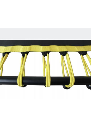 Фітнес батут тренажер шестикутний для спорту вправ тренувань фітнесу з ручкою 130 см (474791-Prob) Жовтий Unbranded (259771732)