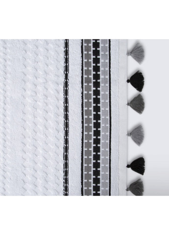 Irya полотенце jakarli - coplin gri серый 70*140 орнамент серый производство - Турция