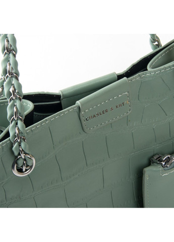 Женская сумочка из кожезаменителя 01-06 7153 green Fashion (261486712)