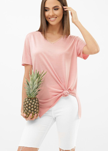 Футболка 1699V пыльная роза MarSe - (268576315)