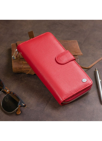 Кошелек из натуральной кожи ST Leather 19306 Красный ST Leather Accessories (262453807)