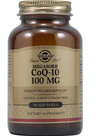Megasorb CoQ-10 100 mg 90 Softgels Solgar (256719140)
