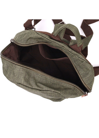 Практичний чоловічий рюкзак з текстилю 22242 Оливковий Vintage (267948756)