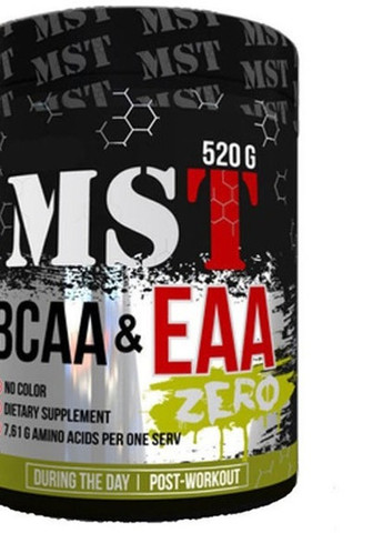 BCAA & EAA Zero 520 g /40 servings/ Black Currant MST Nutrition (257342688)