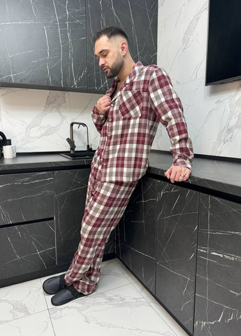 Стильная мужская пижама-костюм Vakko (276328941)