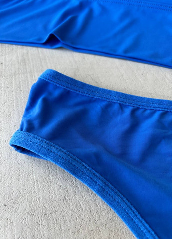 Светло-синий демисезонный женский базовый комплект нижнего белья No Brand