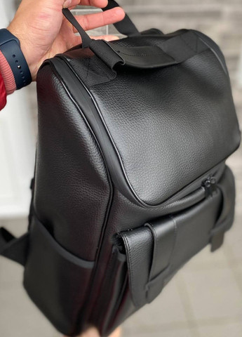 Черный вместительный рюкзак для города путешествий универсальный Hugo No Brand (266339391)