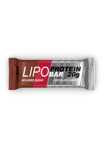 Протеїнові Батончики без Цукру - 50г Шоколад-Вишня Lipobar (270846187)