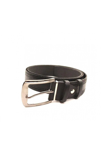 Мужской кожаный чёрный ремень L35S1W25 Lazar (261856347)