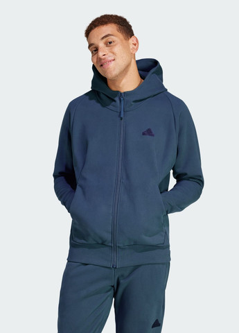 Олимпийка Z.N.E. Winterized Full-Zip Hooded adidas (276906977)
