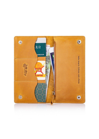 Кожаное портмоне Mehendi Classic WP-05-S18-0935-T006 Жёлтый Hi Art (268371761)