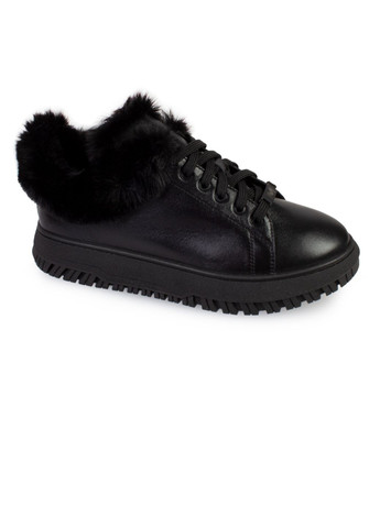 Черные зимние кроссовки женские бренда 8501396_(1) ModaMilano