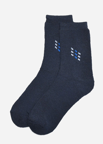 Шкарпетки чоловічі махрові синього кольору розмір 42-48 Let's Shop (275928746)