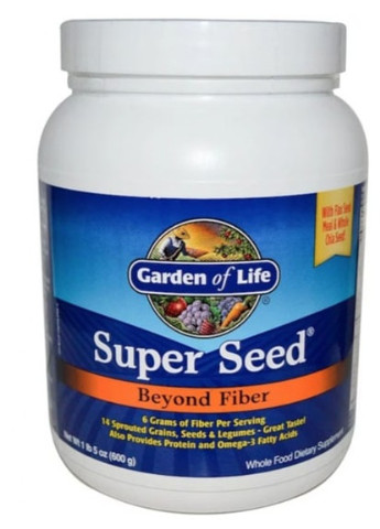 Super Seed, Beyond Fiber, 1 lb 5 oz 600 g /30 servings/ GOL-11138 Garden of Life (256724356)