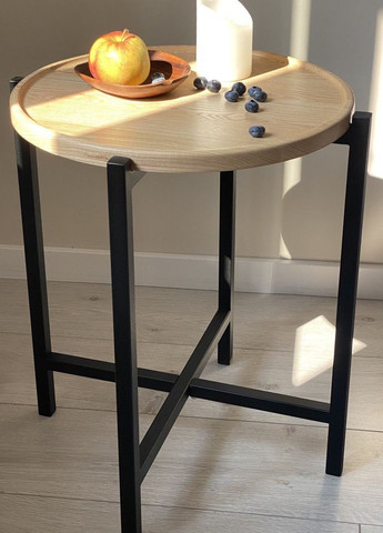 Журнальный, кофейный столик из дерева и металла в гостиную No Brand (261563543)