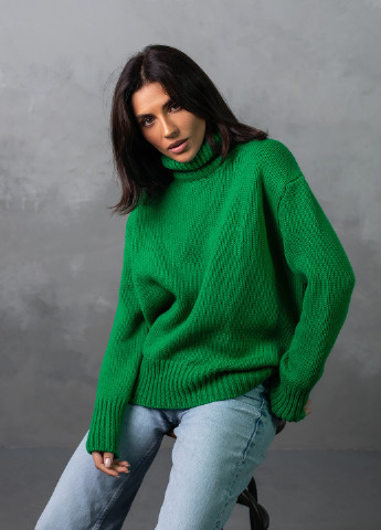 Зелений светр жіночий джемпер Viviami