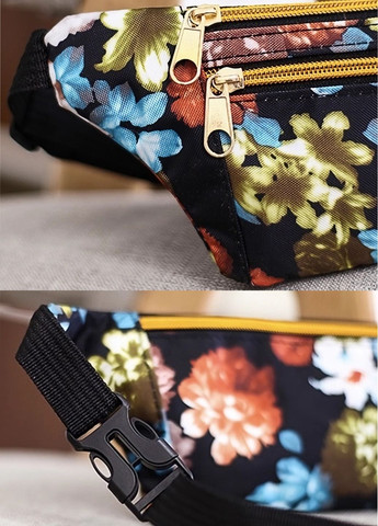 Поясна спортивна бананка маленька сумка для бігу кольорова 03 No Brand (264829213)