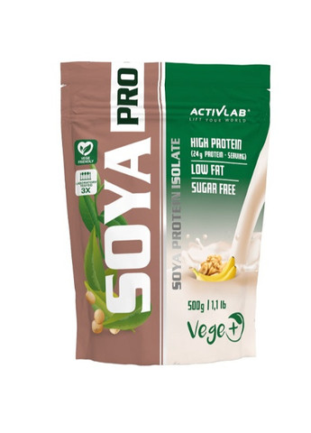 Soya Pro 500 g /16 servings/ Banana Nut ActivLab (258661511)