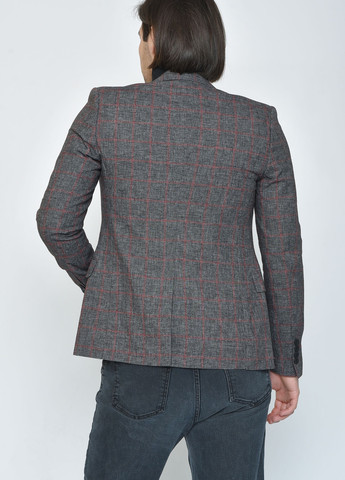 Пиджак мужской темно-серого цвета размер 44 Let's Shop (258685121)