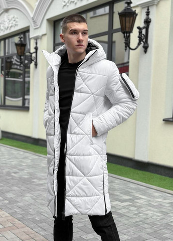 Біла зимня куртка-пальто zmist білий Pobedov