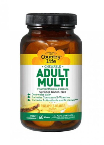Adult Multi 60 Wafers Pineapple Orange Country Life (256722678)