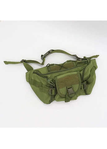 Тактическая сумка на пояс мужская поясная армейская для рыбалки туризма охоты на 5 л 35х17х10 см (474179-Prob) Олива Unbranded (257559628)