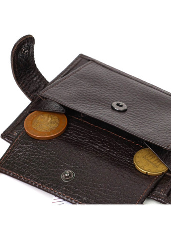 Практичный бумажник среднего размера для мужчин из натуральной кожи флотар 22001 Коричневый Bond (262158002)