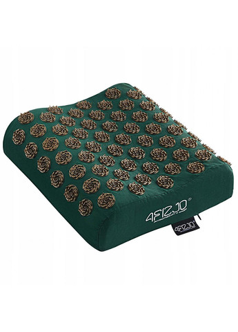 Килимок акупунктурний з подушкою Ergo Mat XL Аплікатор Кузнєцова 4FJ0385 Navi Green/Gold 4FIZJO (259203270)