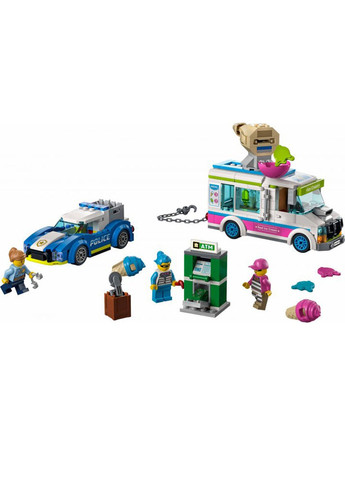 Конструктор "Полицейское преследование фургона с мороженым" цвет разноцветный ЦБ-00185693 Lego (259466963)